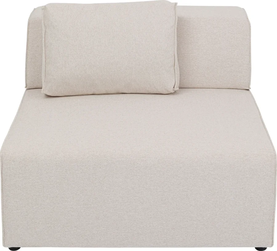 KARE DESIGN Infinity 2-Seater Elements Cream modul, 100 cm - creme polyester og polypropylen