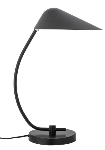 BLOOMINGVILLE Nisella Bordlampe, Sort, Metal (L34xH50xB24 cm)