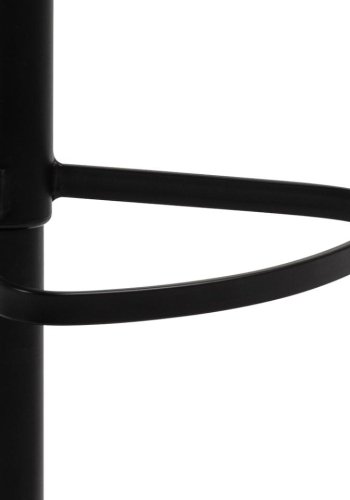 ACT NORDIC Patricia Barhocker, m. Rückenlehne, Fußstütze, Drehfunktion, Gaskartusche – grauer Stoff und schwarzer Stahl