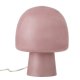 BLOOMINGVILLE Paddy Bordlampe, Rosa, Glas (D20xH26,5 cm)