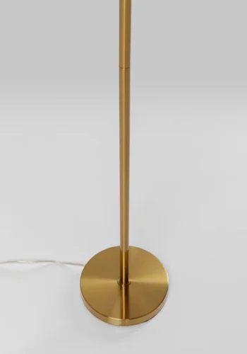 KARE DESIGN Feather Palm gulvlampe - rustrd strudsefjer og messing stl