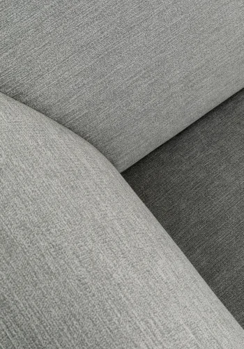 KARE DESIGN Lucca Corner Elements Grey modul, 86 cm - gr stof og PVC