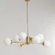 KARE DESIGN Heavenly Gold taklampe - hvitt glass og messingstl (98)