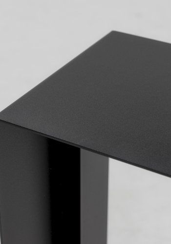 SPINDER DESIGN BRUCE sidebord, rektangulrt - svart stl (35x25)