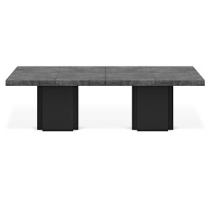 TEMAHOME Dusk Spisebord - Betonlook/Sort, 302x150 cm