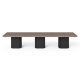 TEMAHOME Dusk Spisebord - Valn�d/Sort, 392x130 cm