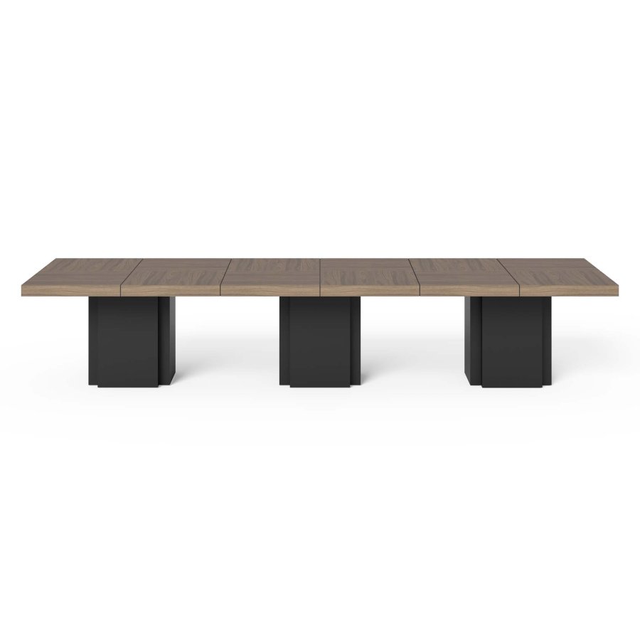 TEMAHOME Dusk Spisebord - Valn�d/Sort, 392x130 cm
