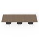 TEMAHOME Dusk Spisebord - Valn�d/Sort, 392x130 cm