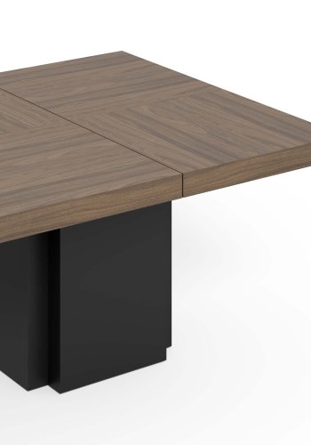 TEMAHOME Dusk Spisebord - Valn�d/Sort, 392x130 cm