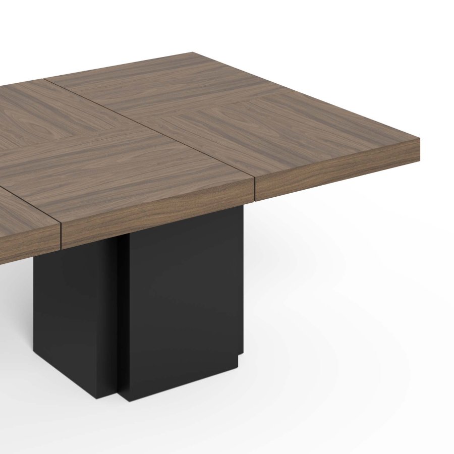 TEMAHOME Dusk Spisebord - Valn�d/Sort, 392x130 cm