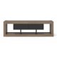 TEMAHOME Nara TV-bord 175 Low - Valn�d/Sort - 175 cm
