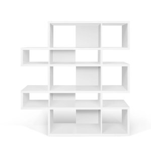 TEMAHOME London Bokhylla 002 - Vit - 156x160 cm