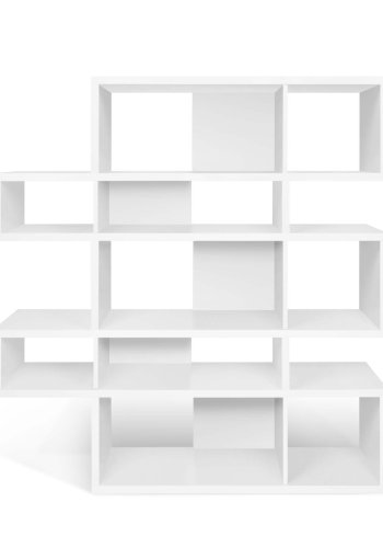 TEMAHOME London Bokhylla 002 - Vit - 156x160 cm