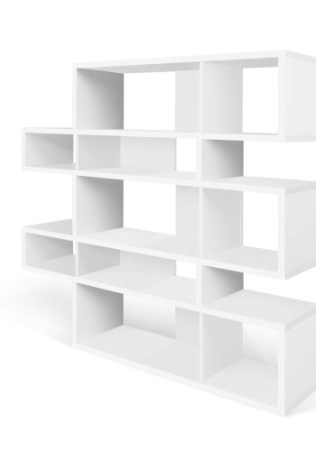 TEMAHOME London Bokhylla 002 - Vit - 156x160 cm