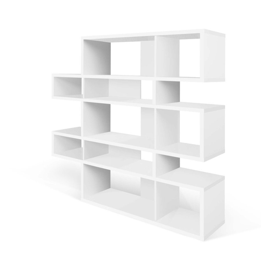 TEMAHOME London Bokhylla 002 - Vit - 156x160 cm