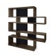 TEMAHOME London Bokhylla 002 - Valn&ouml;t/Svart - 156x160x34 cm