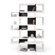 TEMAHOME London Bokhylla 003 - Vit/Svart - 156x220 cm
