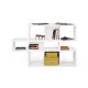 TEMAHOME London Bokhylla 001 - Vit, 156x100x34 cm