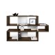 TEMAHOME London Bookcase 001 - Vit/Valn&ouml;t, 156x100x34 cm