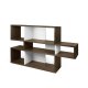 TEMAHOME London Bookcase 001 - Vit/Valn&ouml;t, 156x100x34 cm
