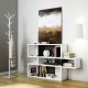 TEMAHOME London Bokhylla 001 - Vit/Svart - 156x34x100 cm