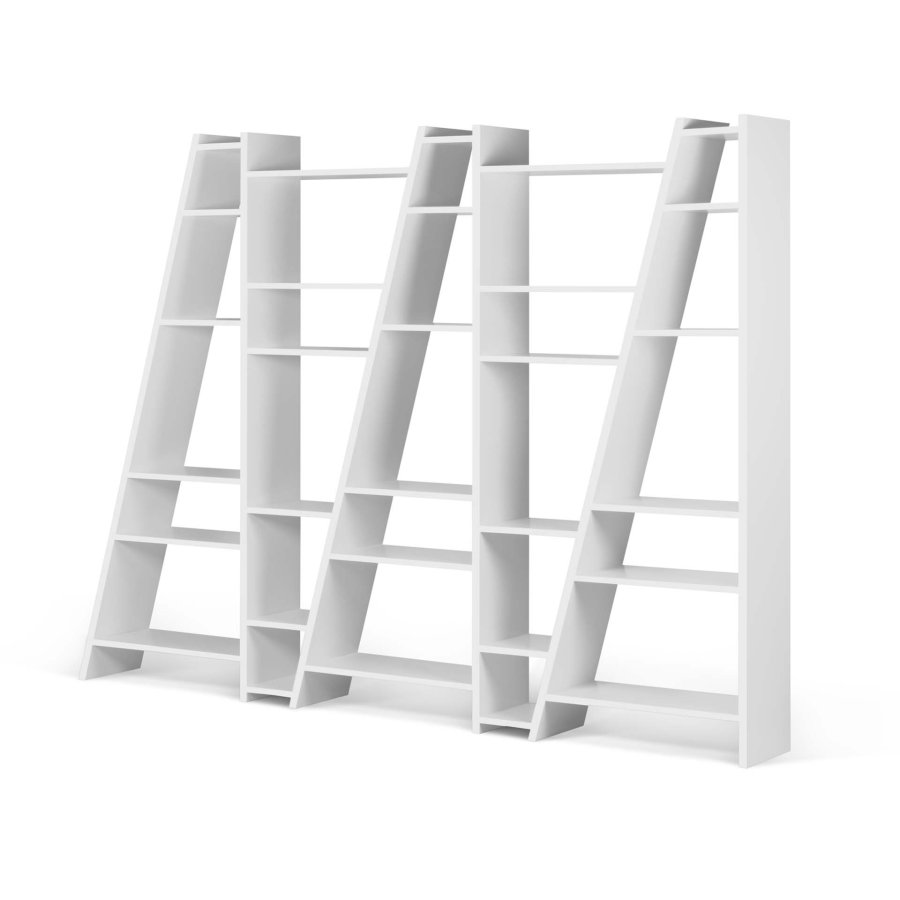 TEMAHOME Delta Bookcase 005 - Vit - 263x195 cm