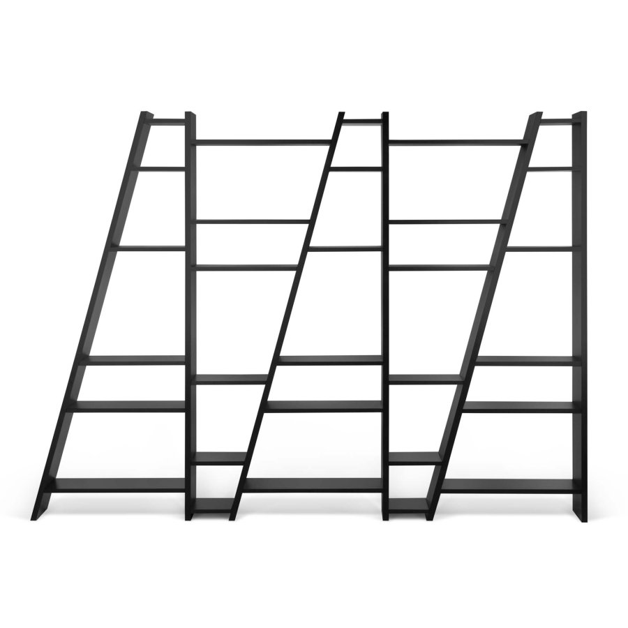 TEMAHOME Delta Bokhylla 005 - Svart 195x263 cm
