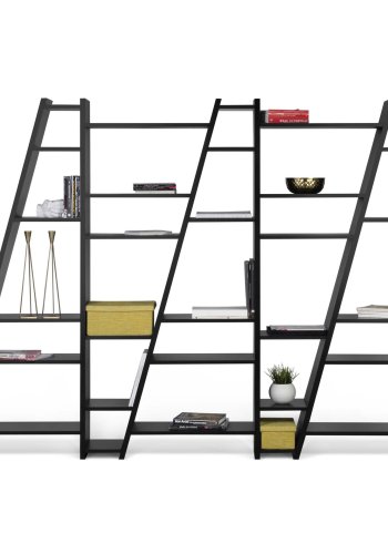 TEMAHOME Delta Bokhylla 005 - Svart 195x263 cm