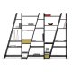 TEMAHOME Delta Bokhylla 005 - Svart 195x263 cm