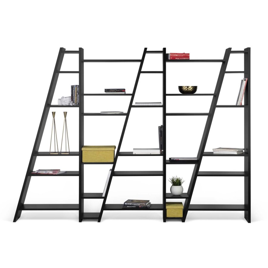 TEMAHOME Delta Bokhylla 005 - Svart 195x263 cm