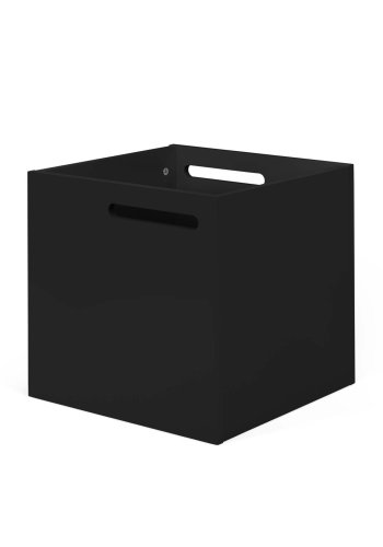 TEMAHOME Berlin Box Bokhylla - Svartlackerad, 34x34 cm