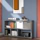 TEMAHOME Berlin Konsolbord - Gr� betonlook, 150 cm