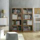TEMAHOME Berlin Bokhylla 70 4L - Vit/Natur - 70x159 cm