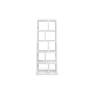 TEMAHOME Berlin Bokhylla - Vit, 5 niv�er, 70x34x198 cm