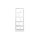 TEMAHOME Berlin Bokhylla - Vit, 5 niv�er, 70x34x198 cm
