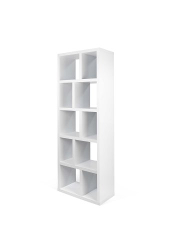 TEMAHOME Berlin Bokhylla - Vit, 5 niv�er, 70x34x198 cm