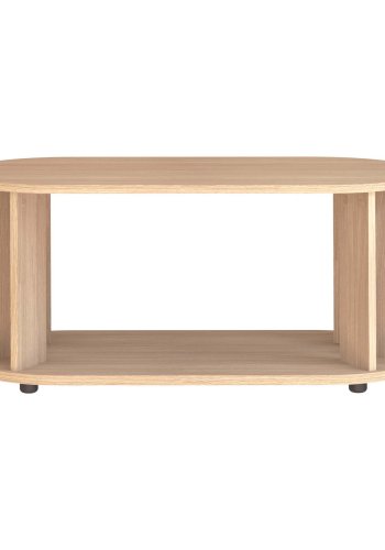 TEMAHOME Nora Sofabord - Naturfarvet egefin&eacute;r, 110x50x19 cm