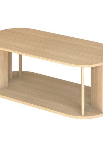 TEMAHOME Nora Sofabord - Naturfarvet egefin&eacute;r, 110x50x19 cm