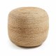 KAVE HOME Dip puff - naturlig jute, rund (50) 