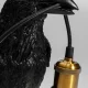 KARE DESIGN Animal Crow bordlampe - matt sort polyresin og kobber aluminium