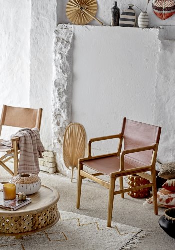 BLOOMINGVILLE Dixon Deco Bowl, Svart, Terracotta, D33xH20 cm