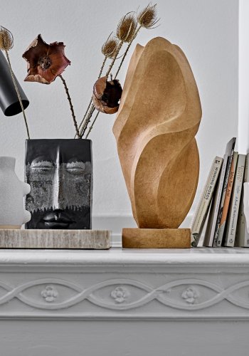 BLOOMINGVILLE Delier-Figur – braunes Polyresin (H:40)