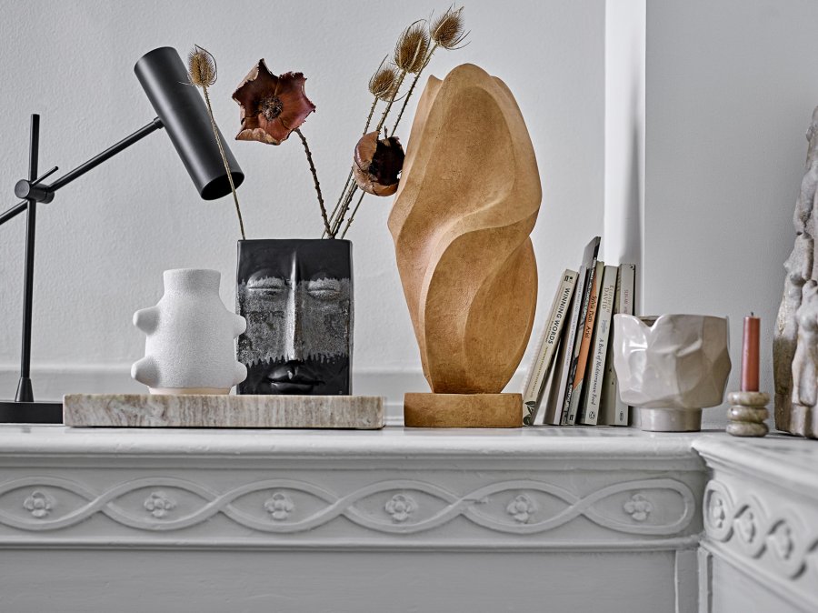 BLOOMINGVILLE Delier-Figur – braunes Polyresin (H:40)