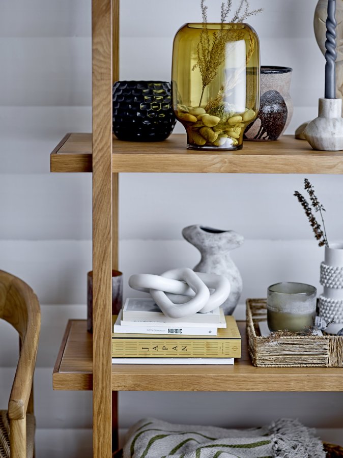 BLOOMINGVILLE Adee Deco, Weiß, Marmor, L13xH2xB4 cm