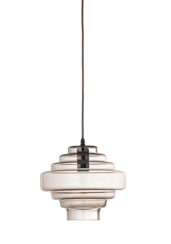 CREATIVE COLLECTION Ilua Pendelleuchte, Braun, Glas (T27xH23 cm)