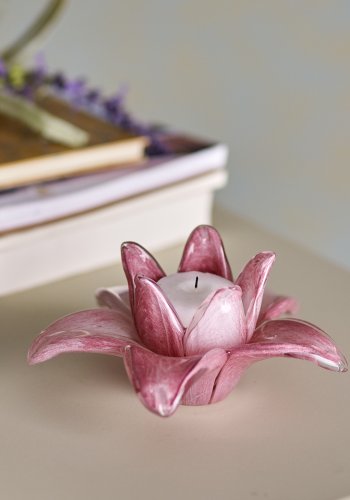 BLOOMINGVILLE Wren Deco, Rosa, Glass