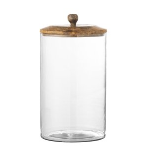 CREATIVE COLLECTION Mariola krukke, m. lg - klar glas og tr