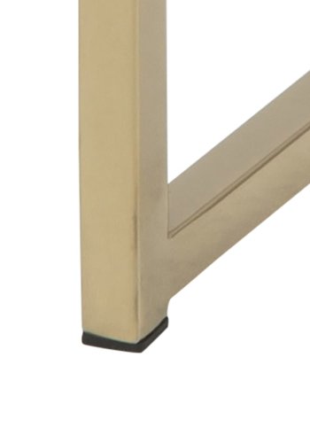 ACT NORDIC rund Alisma sofabord - glas m. grn marmor print og guld metal (:80)