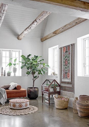 BLOOMINGVILLE Jobran potteskjuler, Grnn, Steinty, D20xH15 cm