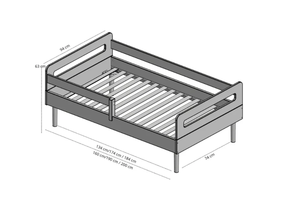 Manis-H Junior Athene-s�ng - 160 cm - 70x160